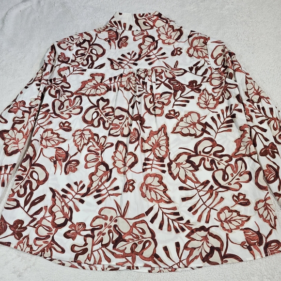 PERSONA By MARINA RINALDI Floral Print Women's Top. - Picture 9 of 14